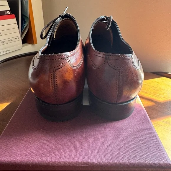 John Lobb Taunton Cap Toe Leather Oxfords - Picture 3 of 9